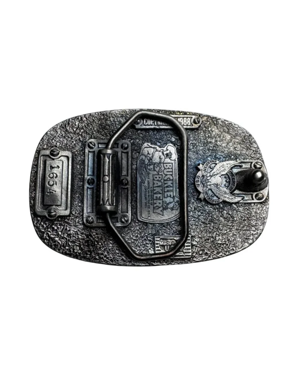 Police-Themed Belt Buckle 